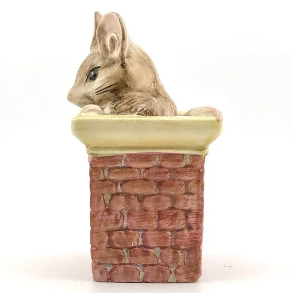 Royal Albert Beatrix Potter Tom Thumb Mouse Figurine Porcelain England Vintage - Picture 3 of 15